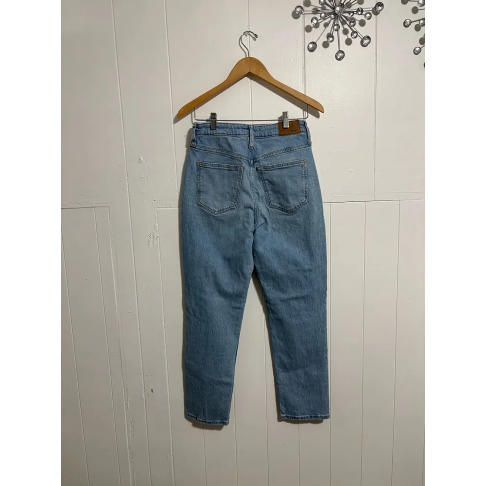 Womens Madewell The Curvy Perfect Vintage Straight Jean in Seyland Wash Sz 27 - Picture 4 of 10
